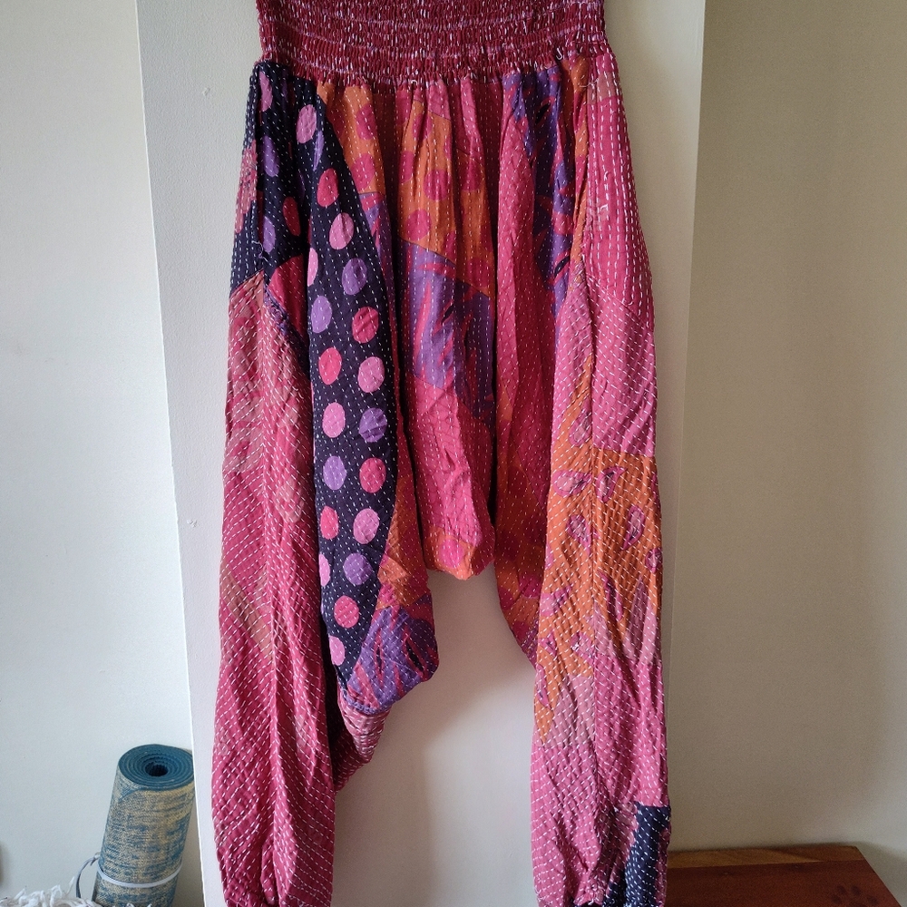 Colorful Kantha Bae Harem Pants